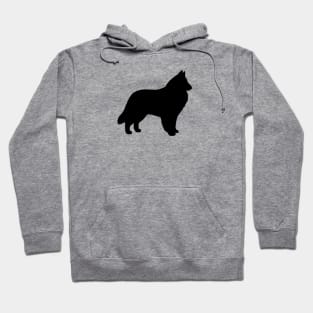 Belgian Sheepdog Silhouette Hoodie